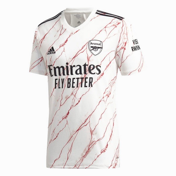 Thailande Maillot Football Arsenal Exterieur 2020-21 Blanc